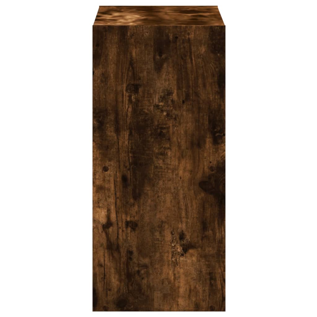 Bibliothèque chêne fumé 68,5x32x68,5 cm bois d'ingénierie vidaXL - 6