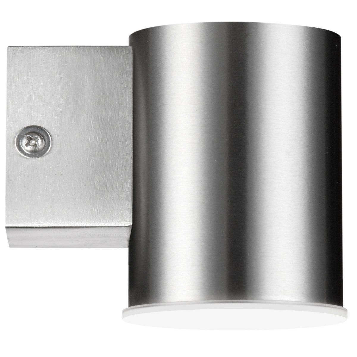 Kinkiet zewnętrzny NIVERO LED 6.5W Neutralna biel 450lm srebrny srebrny satyna wym: 10x7,6x11 cm IP44 Polux