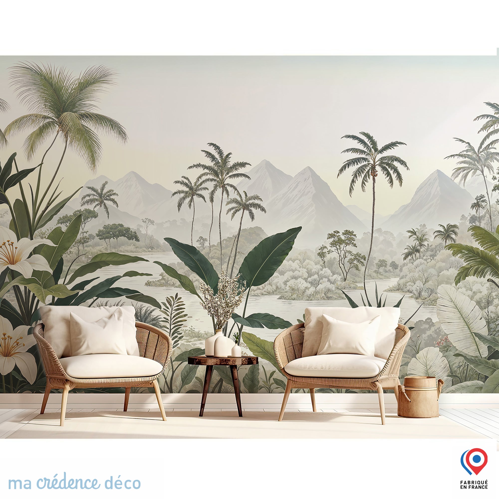 Couverture En Gaze Johnny Was Motifs Floraux Tropicaux - 73.5 X 63.5 Pouces, Réversible, Coton