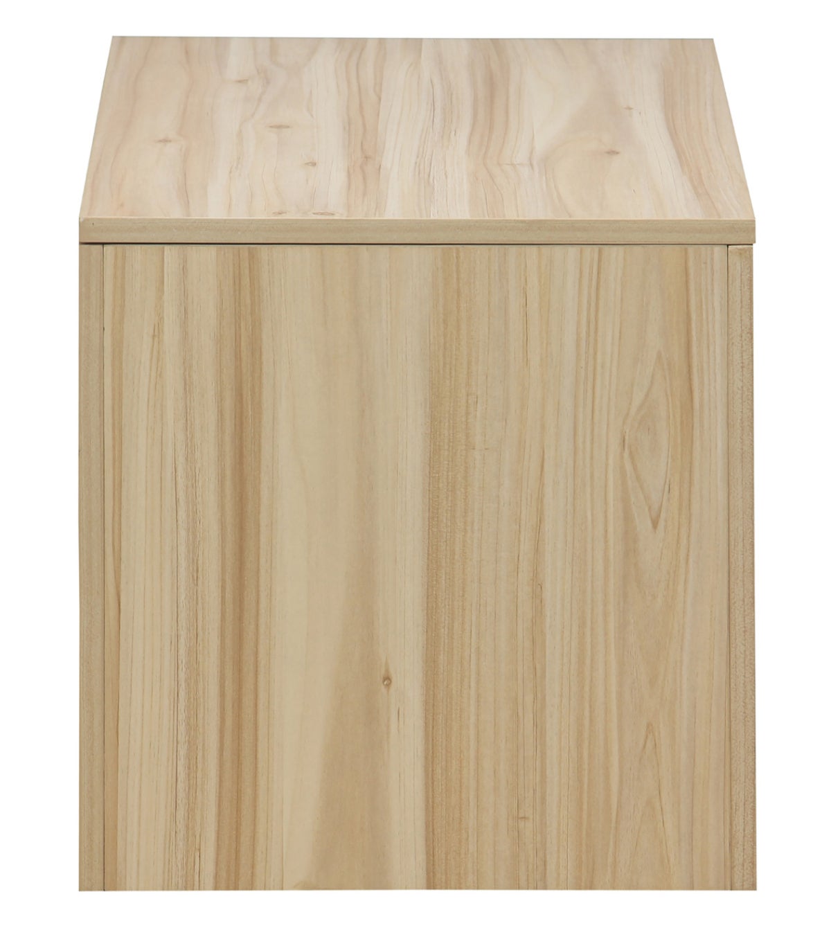 Coffre de rangement, meuble de rangement en décor pin , rotin - Longueur 80 x profondeur 40 x hauteur 40 cm - 5