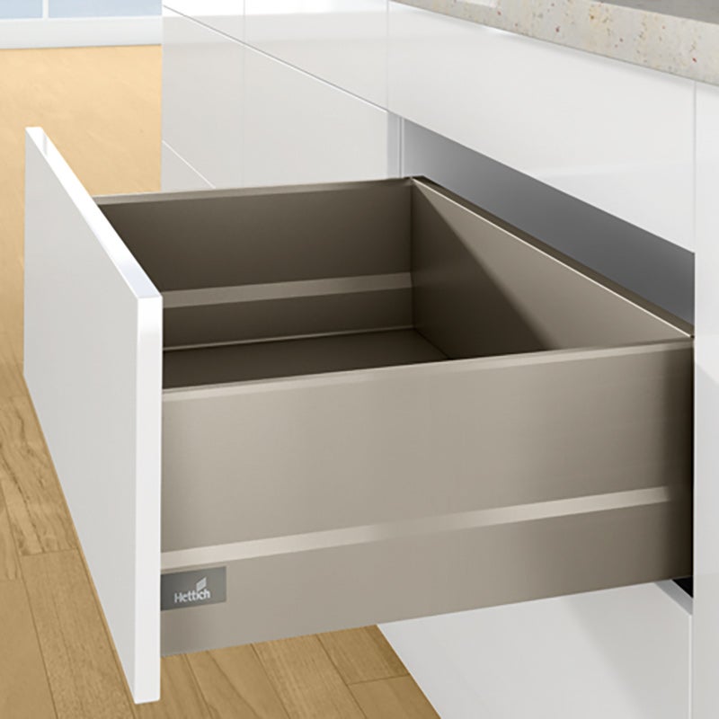 Kit arcitech 94 avec topside hauteur 218 - Décor : Argent - Longueur : 650 mm - HETTICH - 4