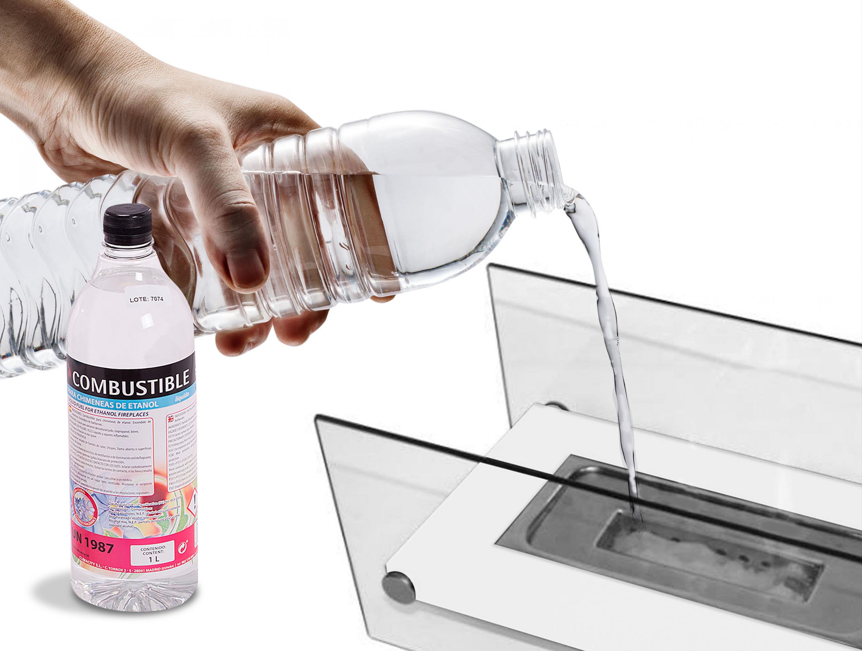 Combustible Etanol de origen natural aroma neutro Caja 12 Botellas de 1L - 4