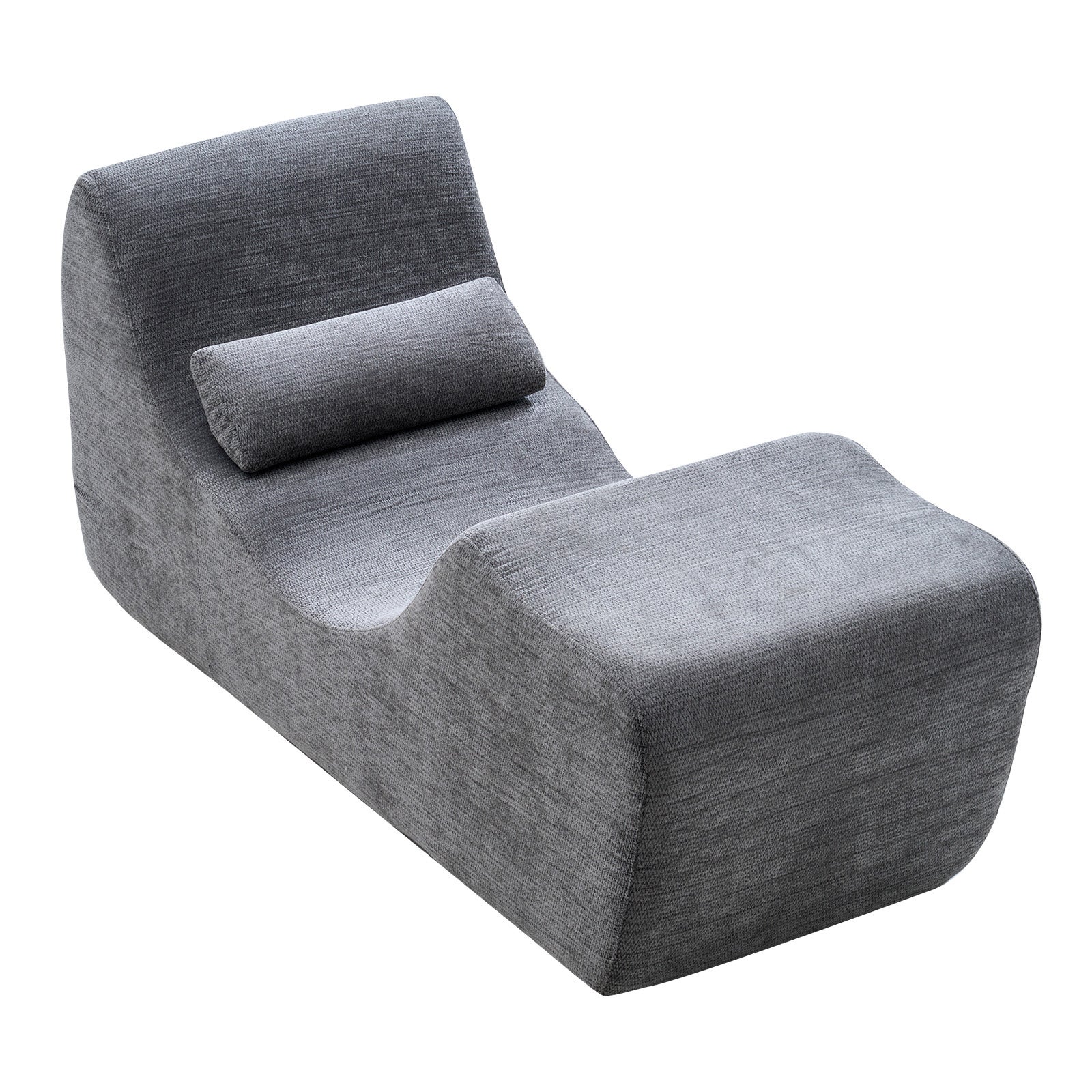 Leżanka do jogi i masażu VEVOR ergonomiczna szara bez montażu do relaksu i ćwiczeń