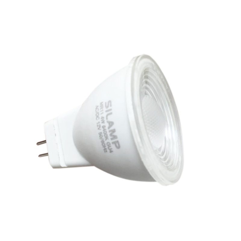 Ampoule LED GU4 / MR11 4W 12V - Blanc Neutre 4000K - 5500K - SILAMP - 2
