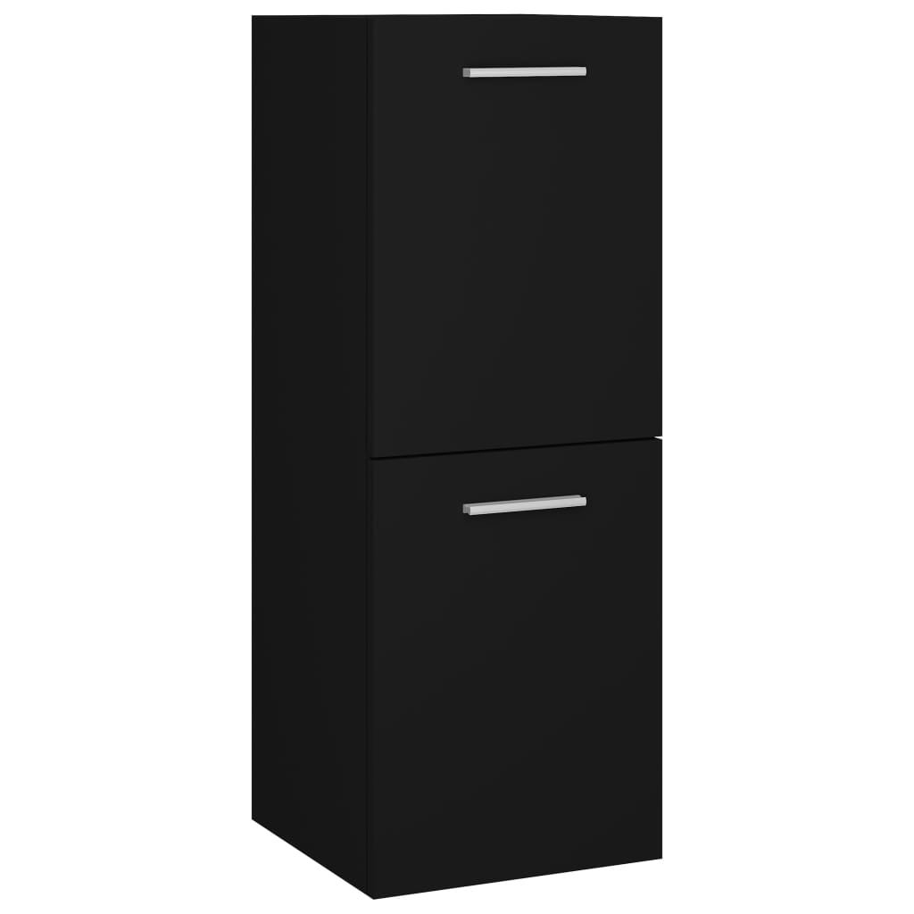 Armoire de salle de bain Noir 30x30x80 cm Leroy Merlin