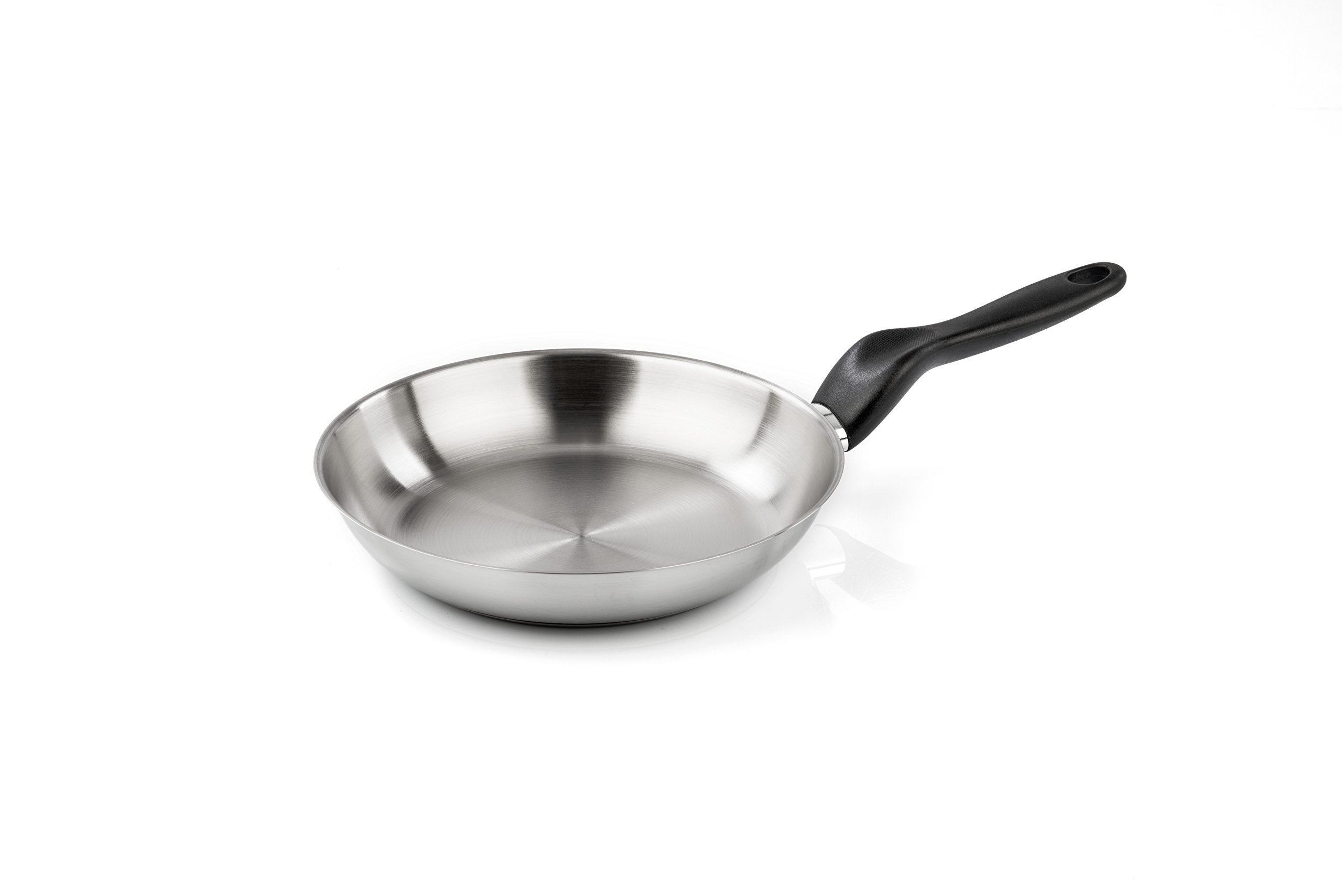 ELO Relief Solutions Padella Antiaderente 28 Cm, Acciaio Inox 18/10, Rivestimento Minerale Senza PFAS, Adatta A Induzione