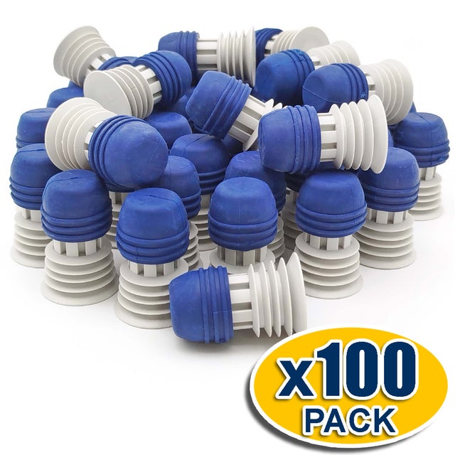 LOT DE 10 Bouchons en Plastique pour Tubes Ronds 30mm-90mm différentes