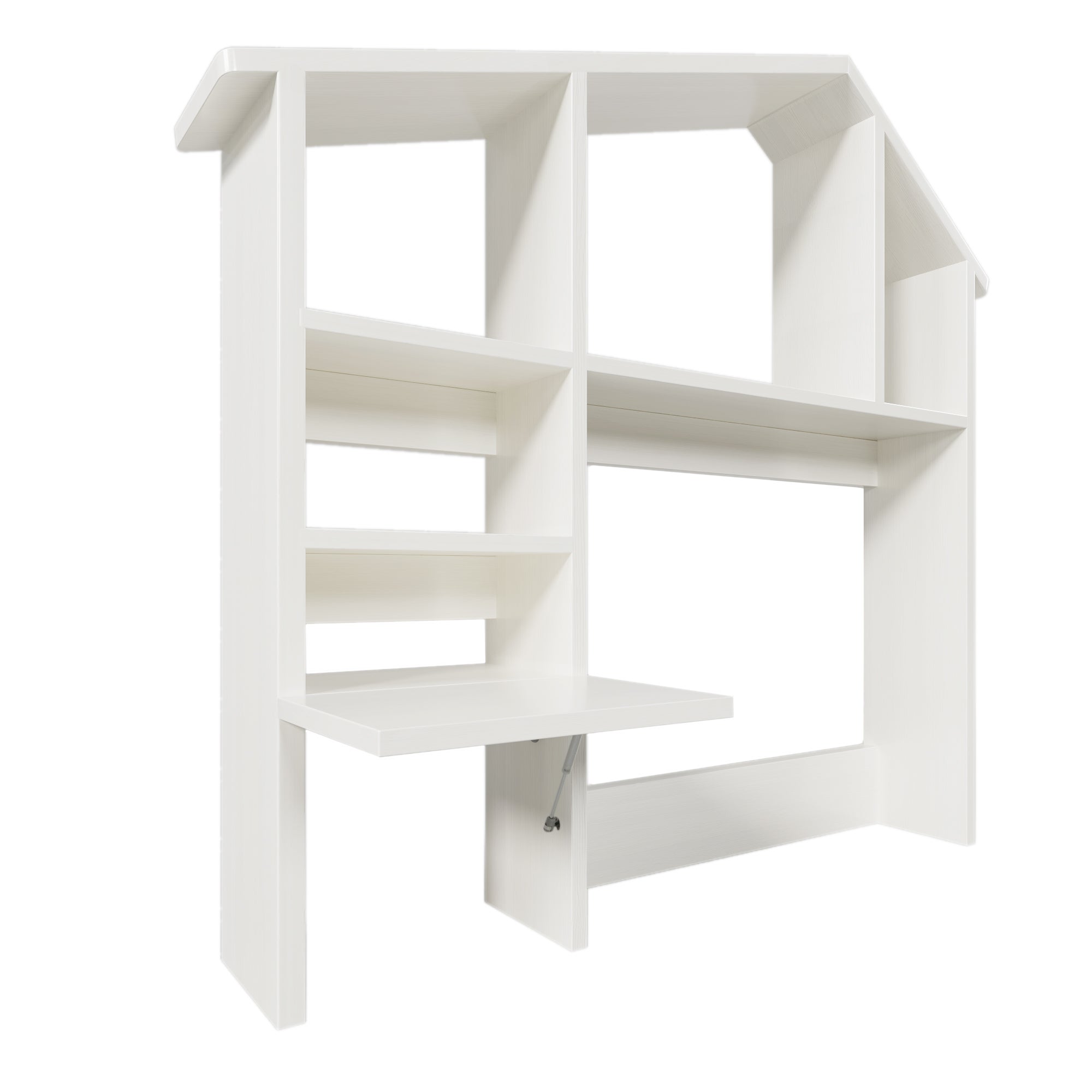 Étagère en bois avec espace de rangement, avec tablette de chevet ...