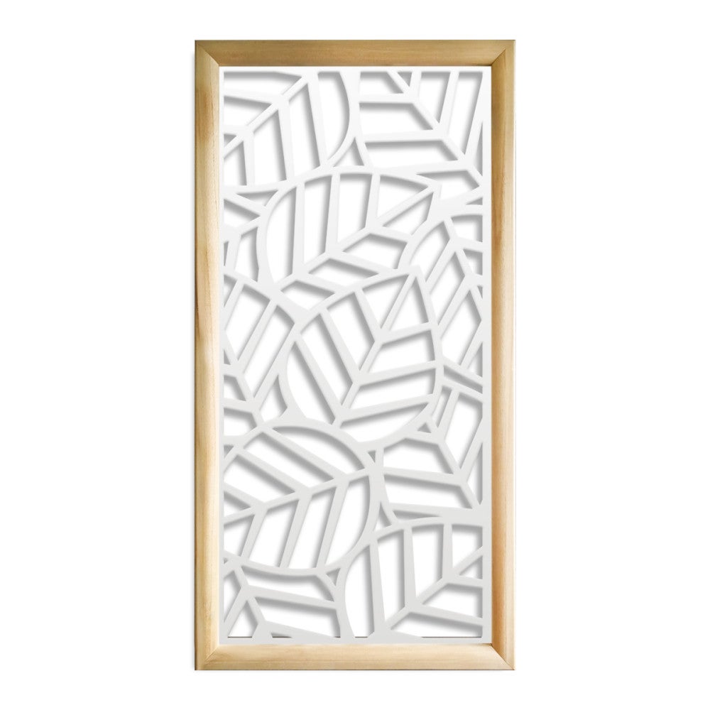 TROPICA - Prostokątne moduły dekoracyjne z drewna i PVC - Rozmiar 73x148 cm - Grubość 64 mm - Kolor wewnętrzny CZARNY