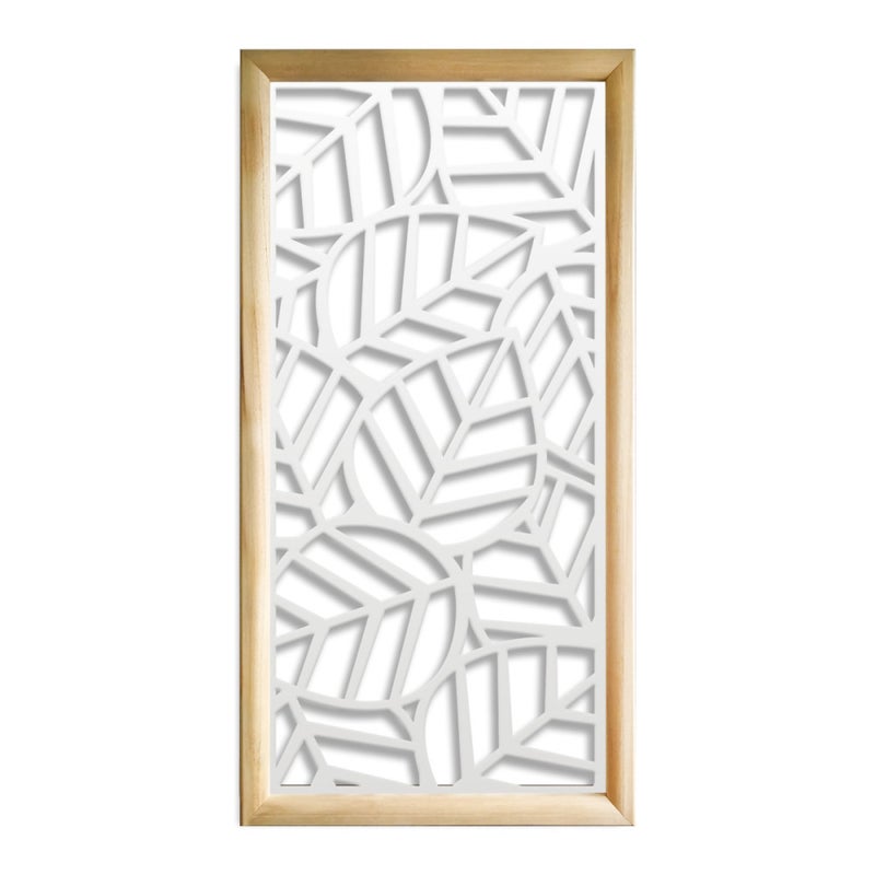 TROPICA - Prostokątne moduły dekoracyjne z drewna i PVC - Rozmiar 73x148 cm - Grubość 64 mm - Kolor wewnętrzny CZARNY