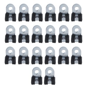 25mm Dia EPDM bordée caoutchouc P Attache Câble collier tuyau