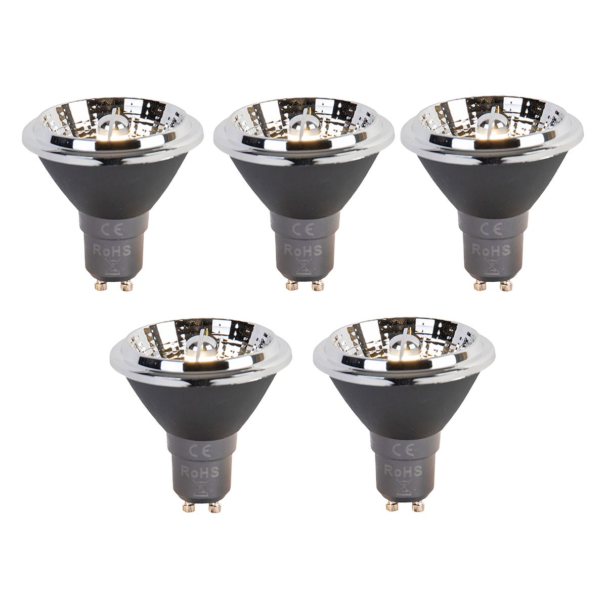 Lot de 5 ampoules LED GU10 à intensité variable 3 niveaux Dim-to-Warm ...