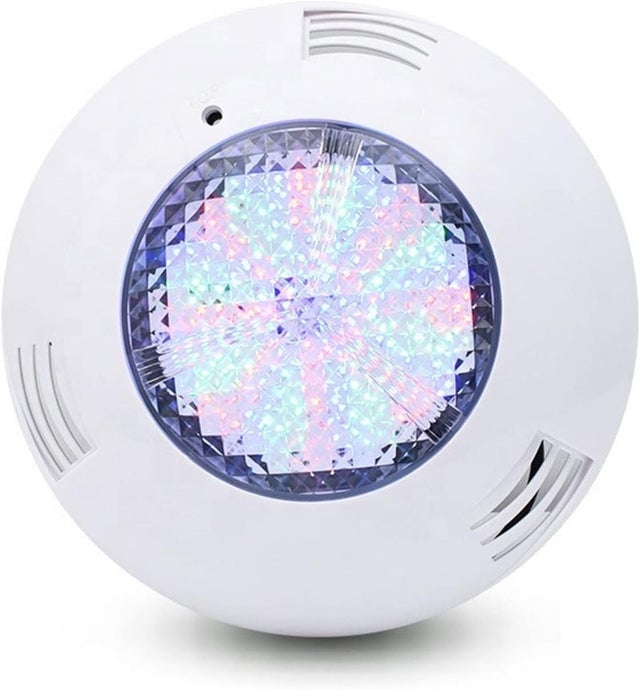 Lâmpada LED para piscina, RGB 35W, luz subaquática para piscina, à prova d'água IP68, projetor de piscina com controle remoto 12V
