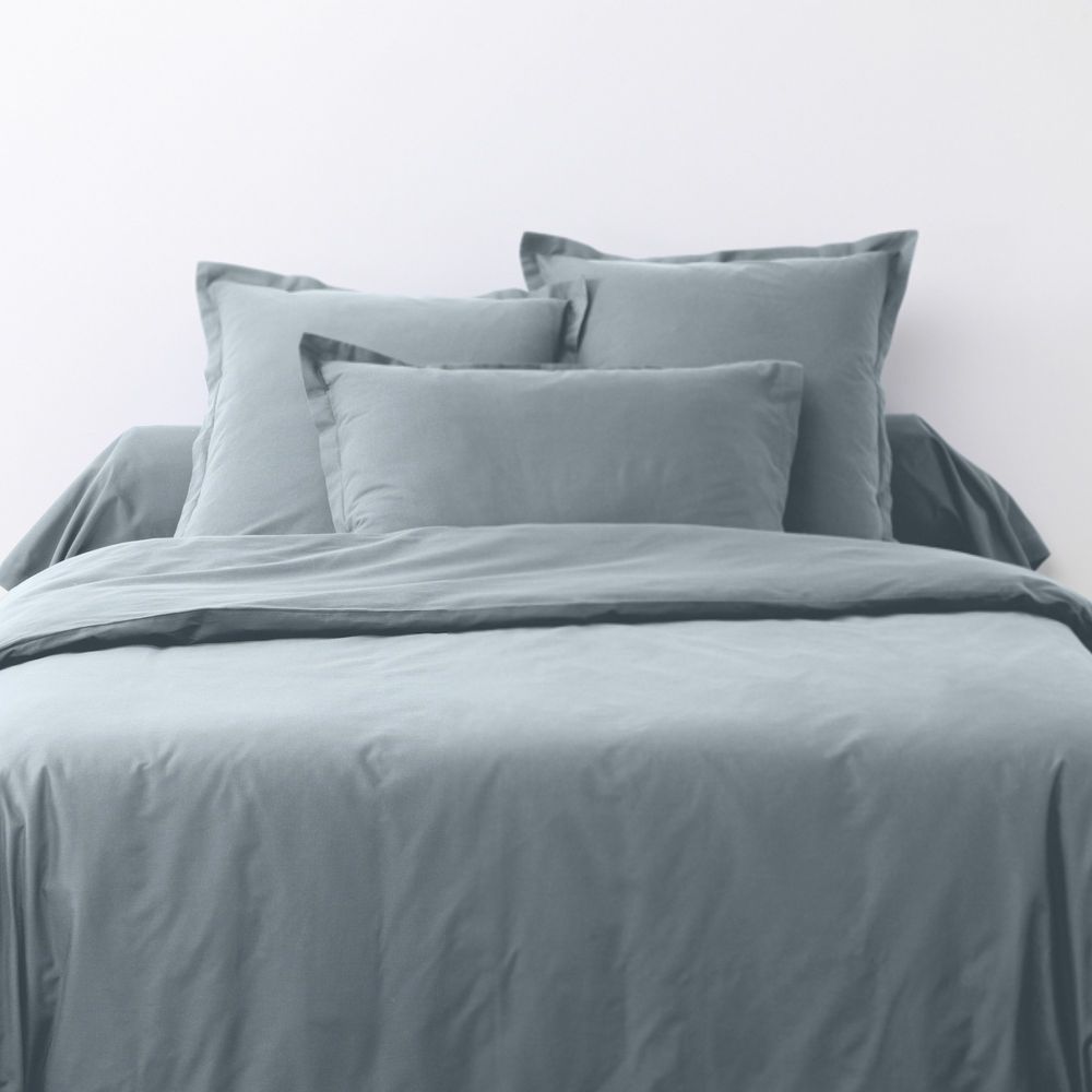 Lot de 2 taies d'oreiller 50x70 cm rectangle 100% Coton 57 fils Silver - 2