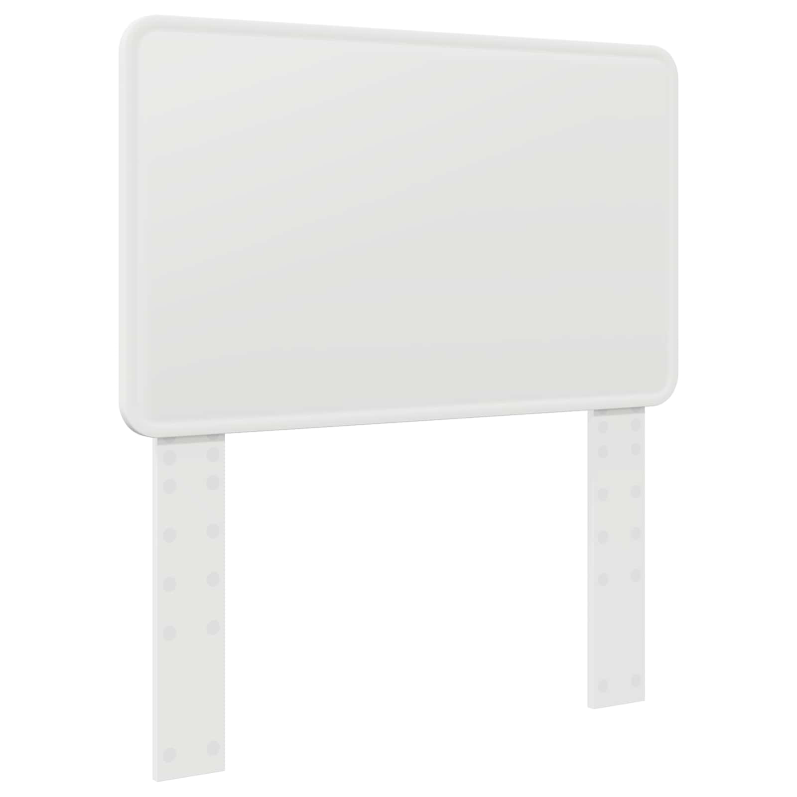 Cadre de lit blanc 75 x 190 cm pin massif - 6