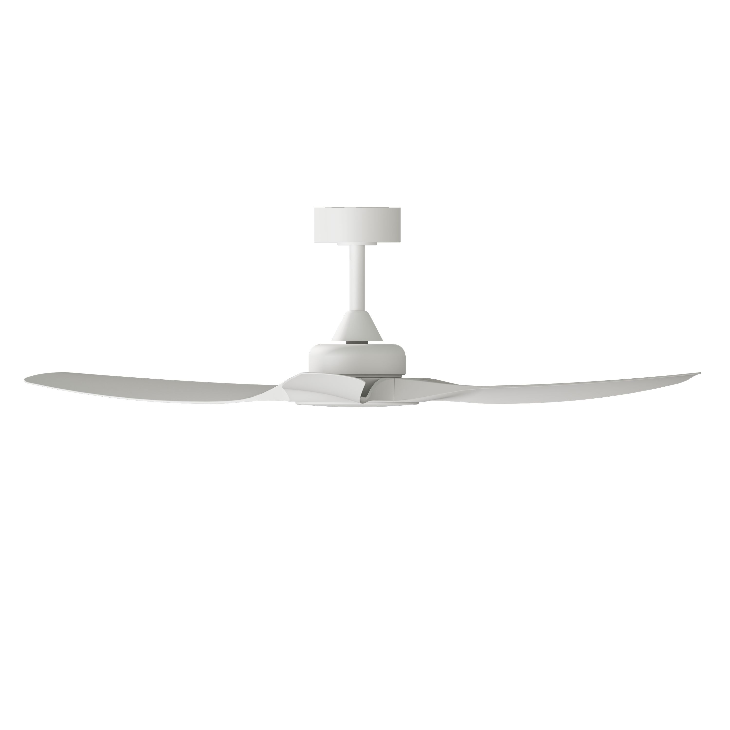 Ventoinha led TOKYO 132cm 2500LM regulável metal branco Inspire - 2