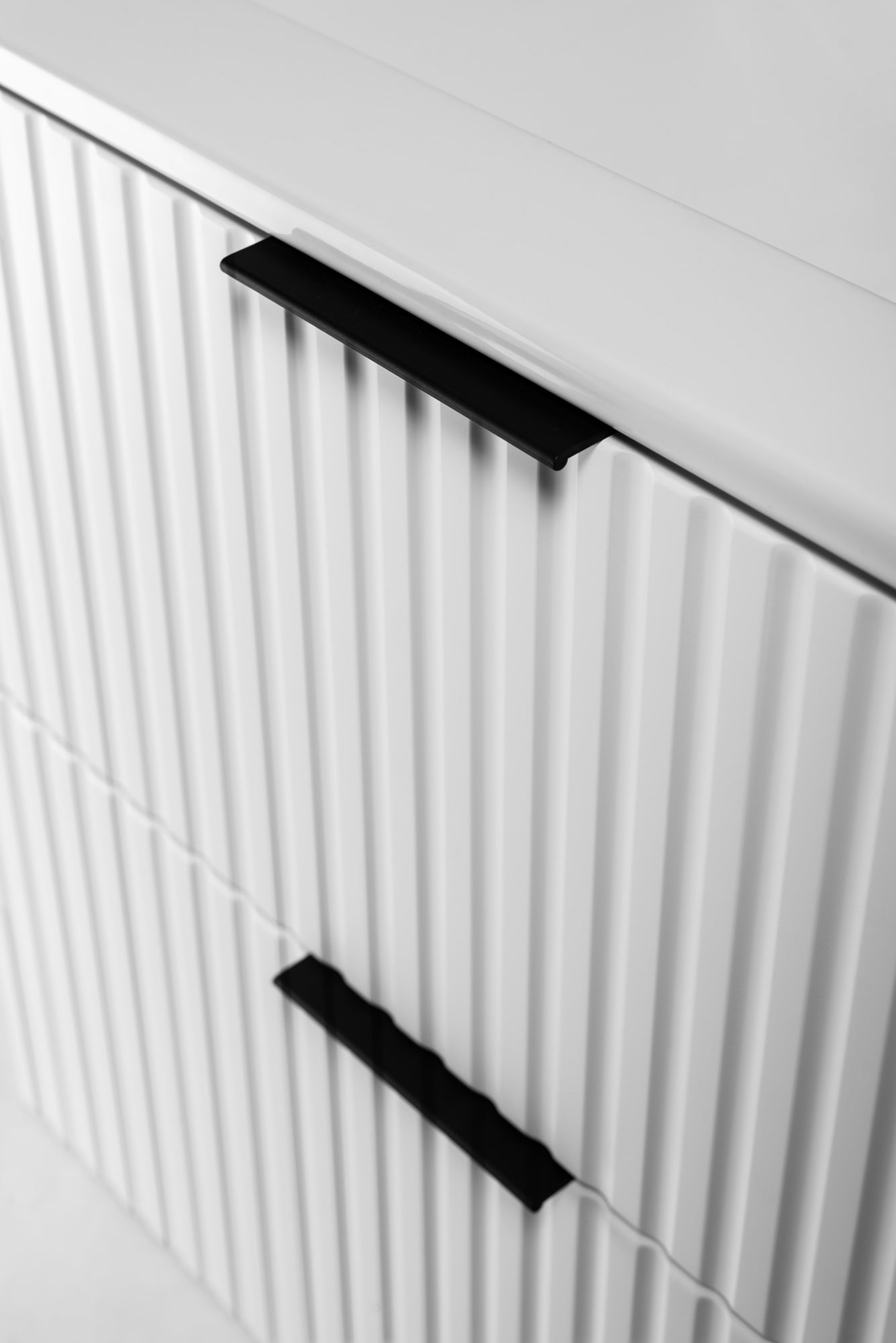 Meuble sous double vasque avec plan sur pieds FLOW blanc 120 cm - 9