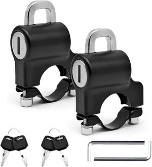 Antivol De Casque Moto Mousqueton à 3 Combinaisons Avec Son Verrouillage Et Sa Barre De Support