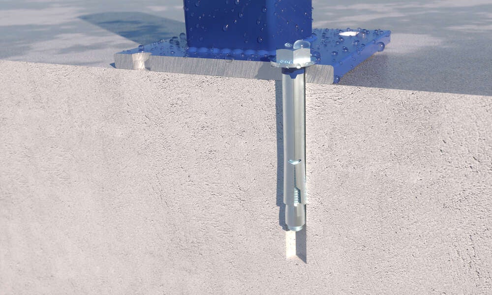 Cheville anti-rotation pour charges moyennes Inoxydable A2 Homologué ATE - Option 7 M6 x 45 Ø8 - Boite de 100 - 2