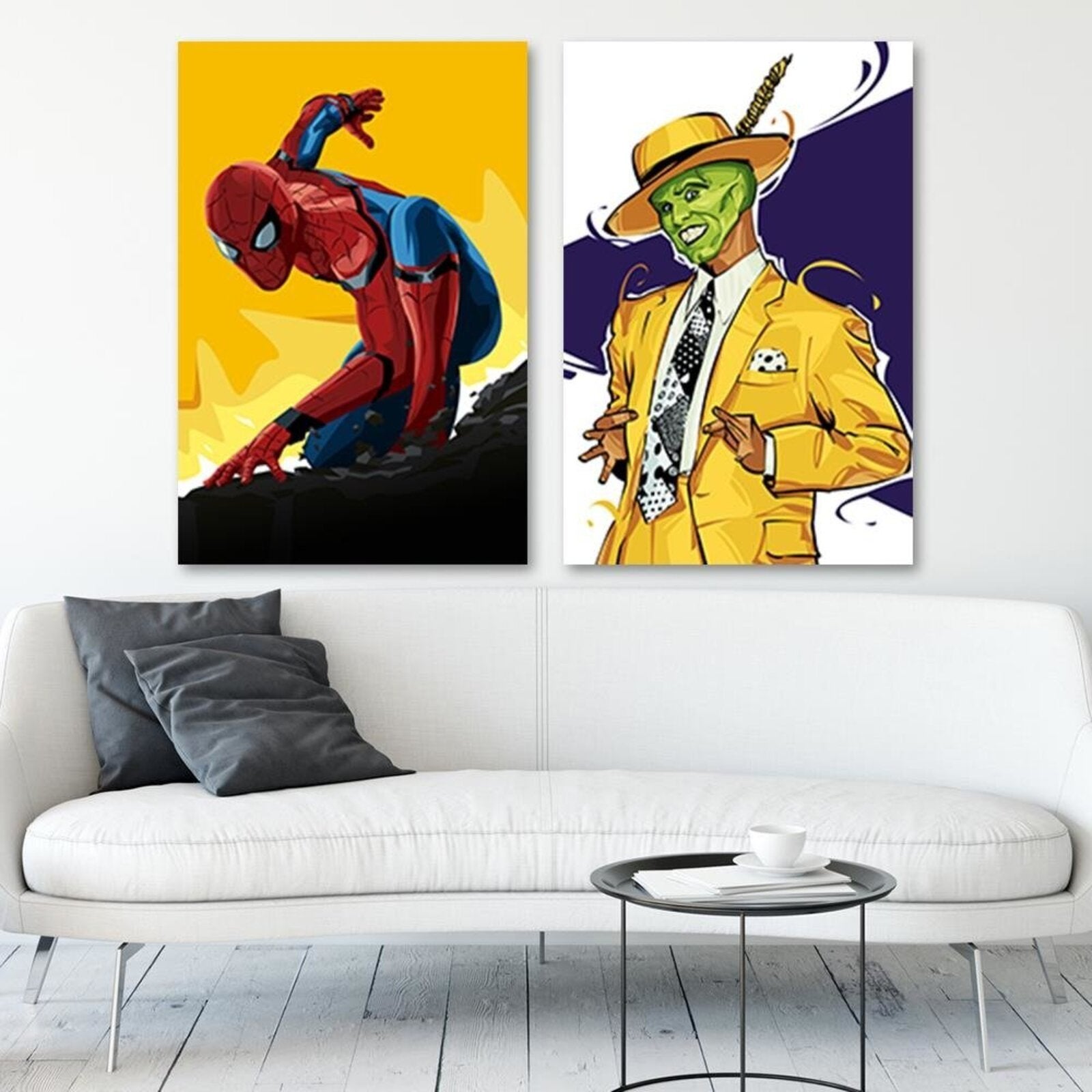 Tableau bois The Mask - 40 x 60 cm - 4