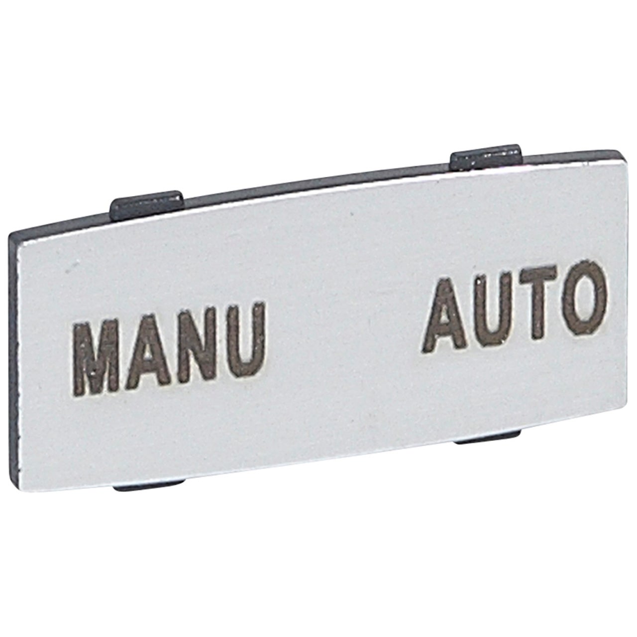 Etiquette legrand osmoz aluminium avec texte manu auto - petit modèle ...