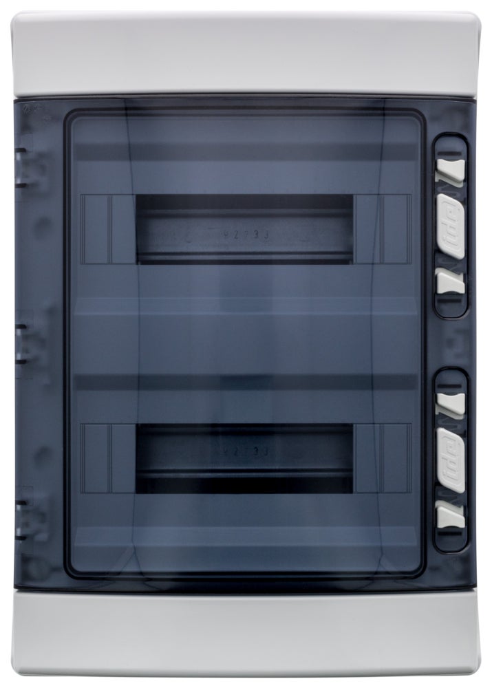 Coffret de distribution IDE, IP65, 2x12 modules, IK08, double isolation ...