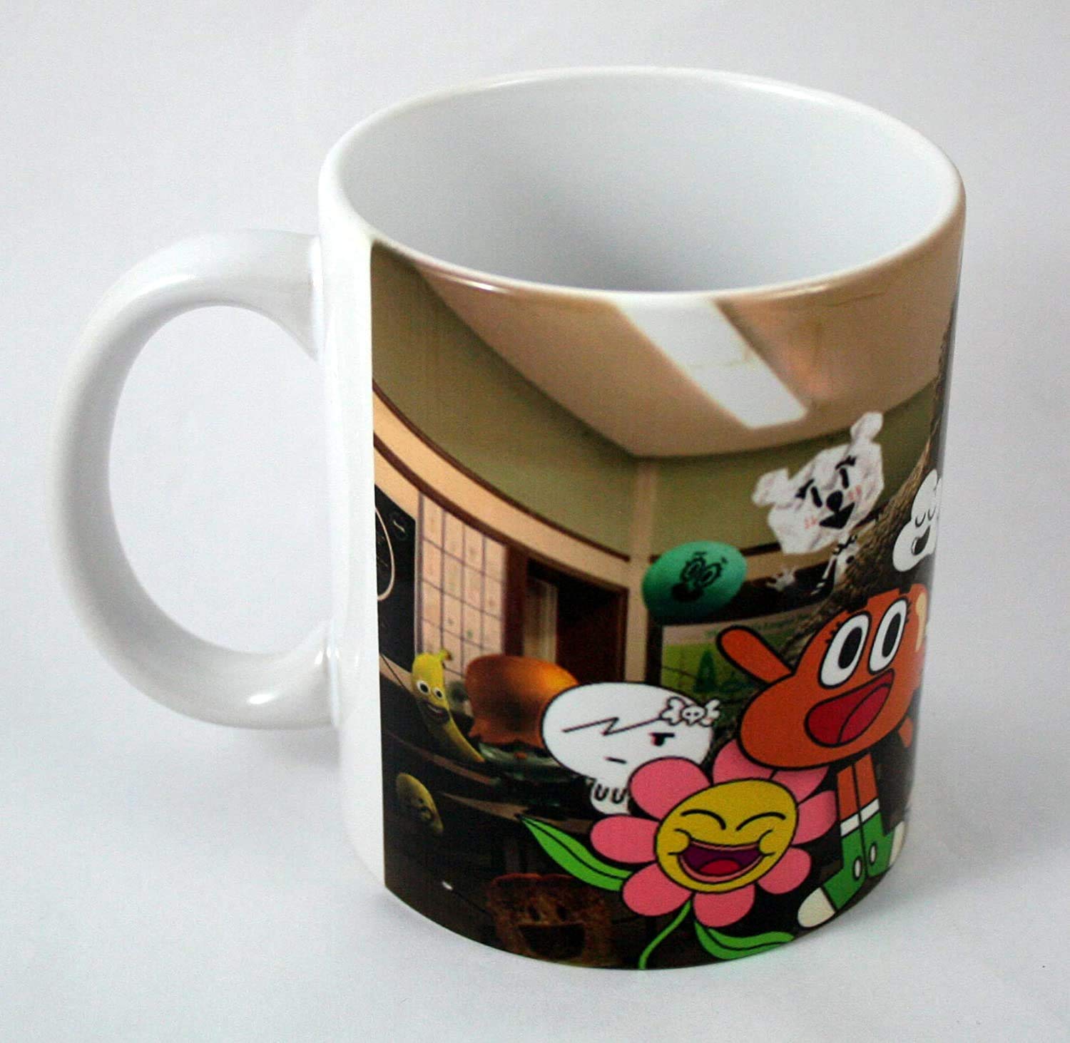 Tazza Personalizzata Per Giocatore Di Squash – 10oz – Bianca – Idea Regalo Divertente