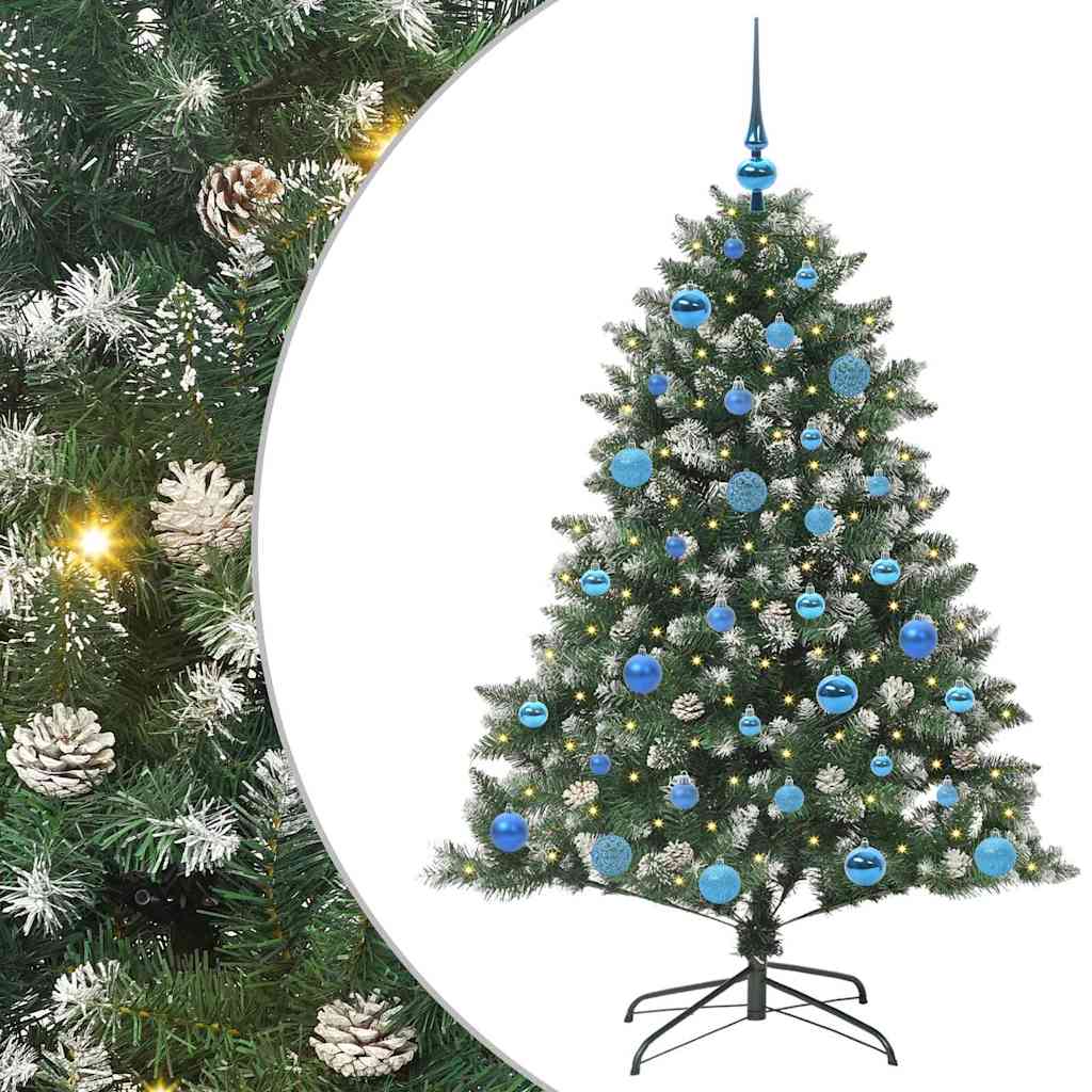 Sztuczna choinka Zielony 105 x 105 x 150 cm PVC, plastik i stal