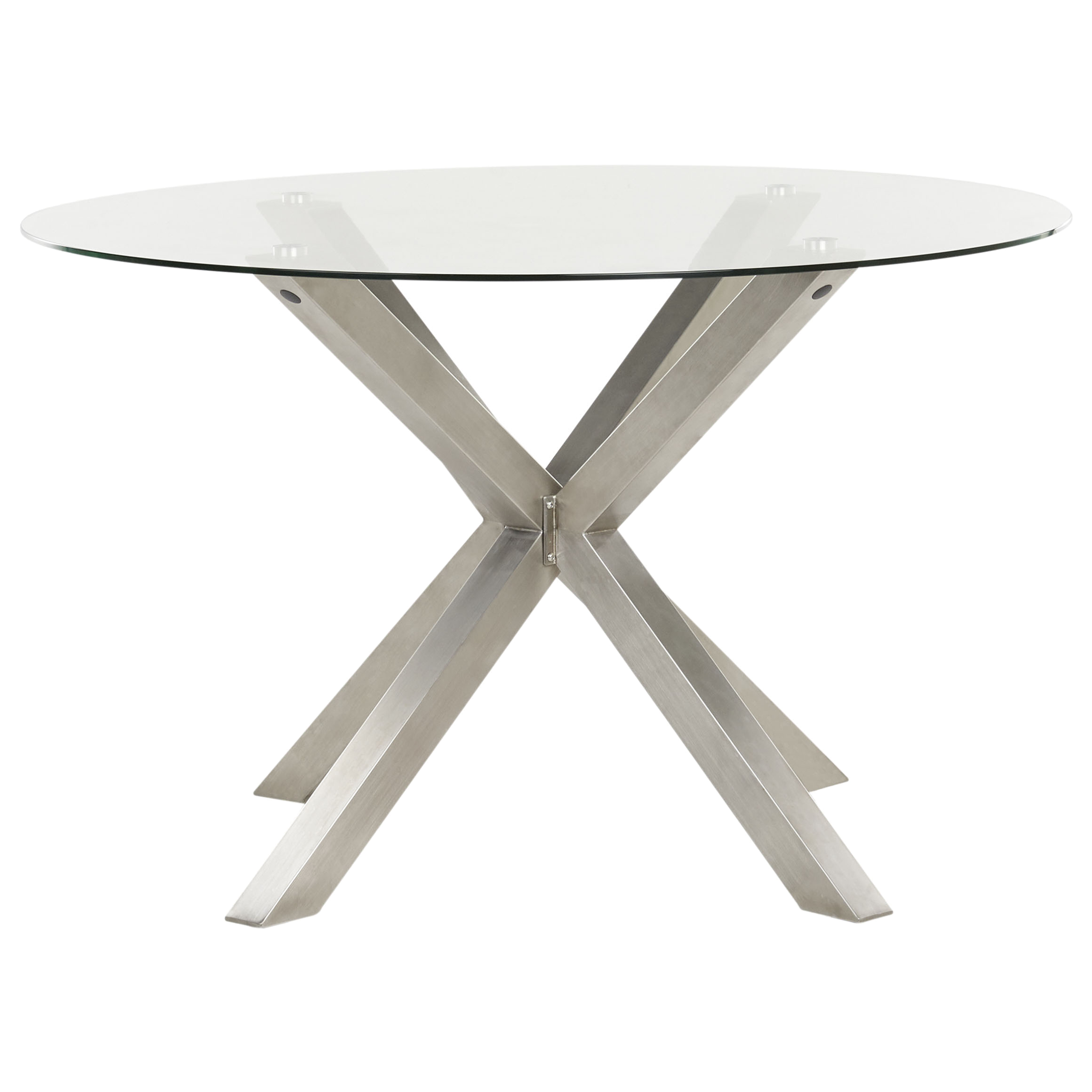 Masă dining de exterior MALETTO 120 cm 120 cm Sticlă