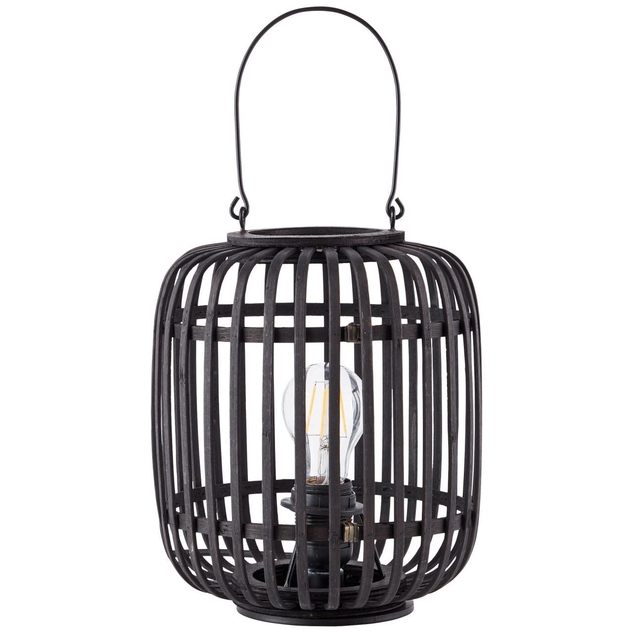 Brilliant Woodbridge LED lampa sufitowa 25x25cm drewno/czarny, drewno/metal/plastik, 1x wbudowana dioda LED, 18 W, (strumień świetlny: 1600lm, barwa ś - 2