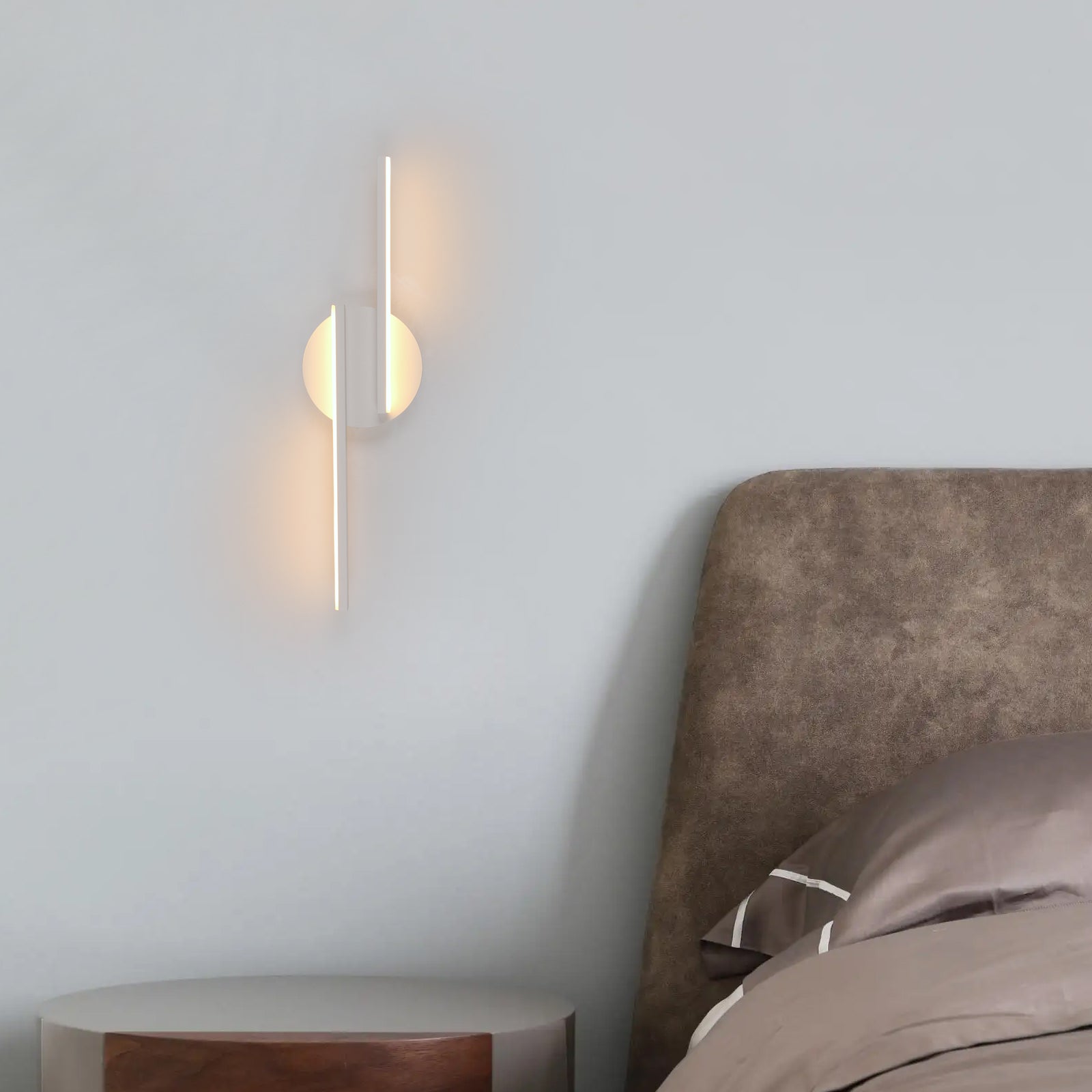 GOECO Applique murale LED Moderne 16 W pour Salon et Chambre à Coucher, Lampe Murale et de Chevet Intérieure, Lumière Blanche Chaude 3000K - 8