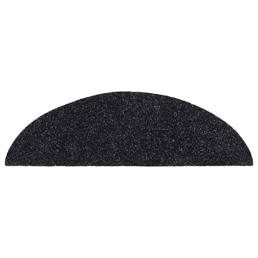 Tapis d'escalier auto-adhésifs 30 pcs noir 56x17x3 cm - 4