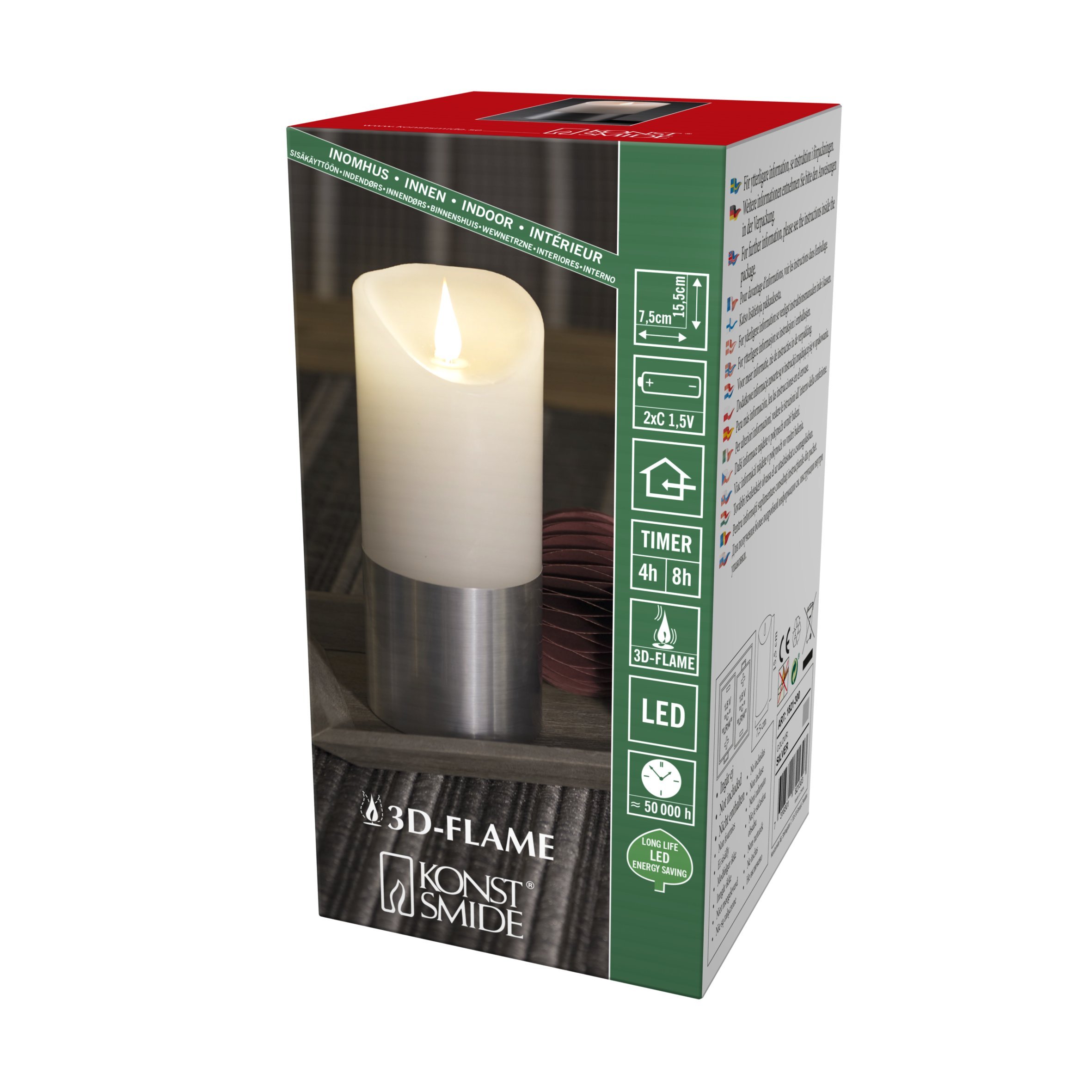 12x Candele A LED, Set Di Candeline In Cera Vera Senza Fiamma, Luce - Foto 12