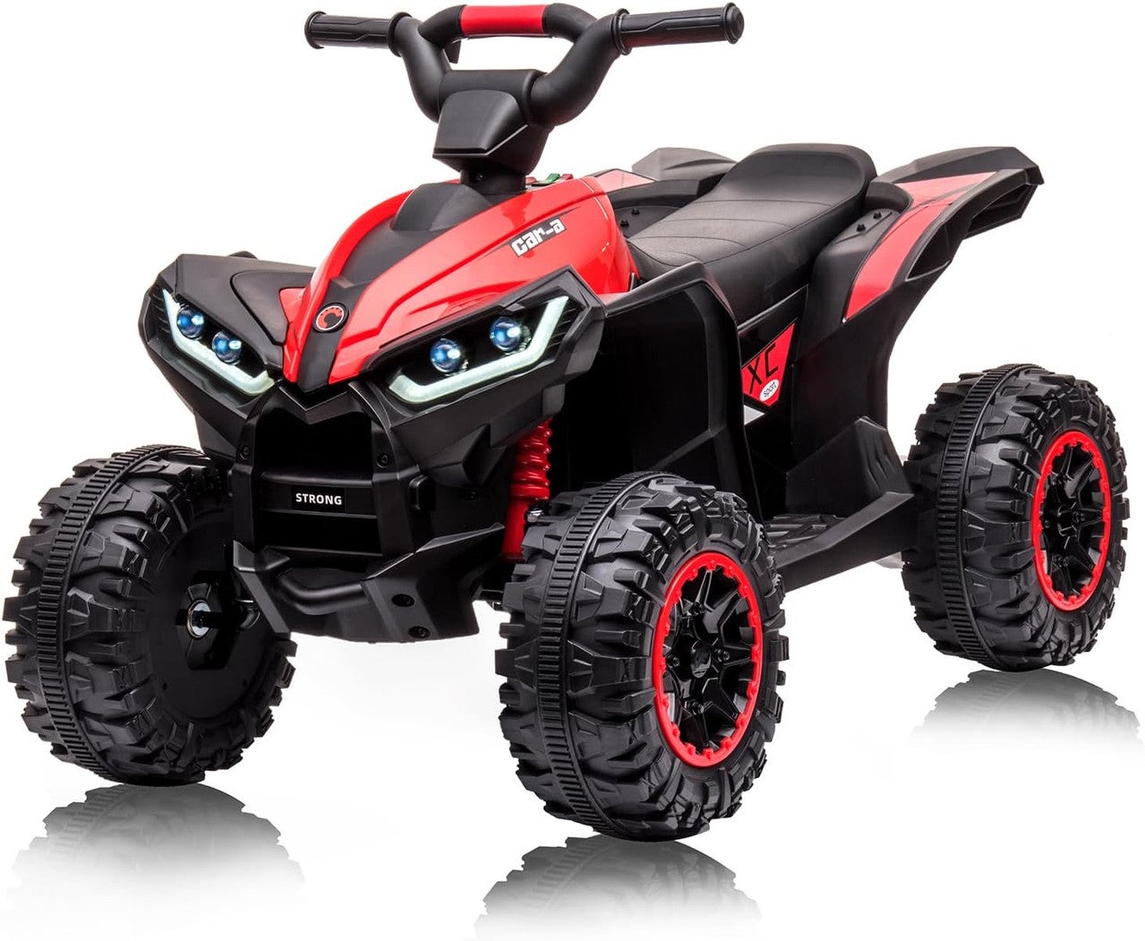 Quad Électrique Enfant 12V Tout-Terrain – 2 Moteurs 35W, Télécommande Parentale, Batterie 4,5Ah, Phares LED Et Bluetooth – Dès 3 Ans