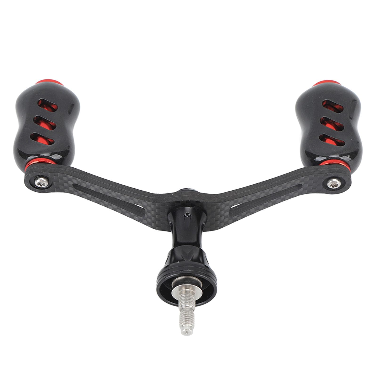 Mulinello da pesca in carbonio Maniglia Baitcasting Mulinello da traina Doppio bilanciere Mulinello da pesca ultraleggero Manovella Accessorio per mar - 8