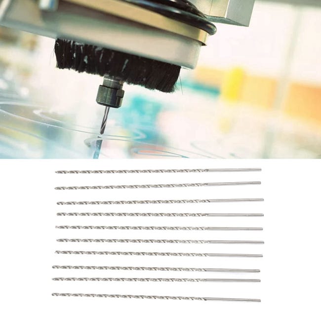 20 Punte Da Trapano Extra Lunghe 1mm HSS Per Metallo, Legno E Alluminio - 80mm - Foto 8