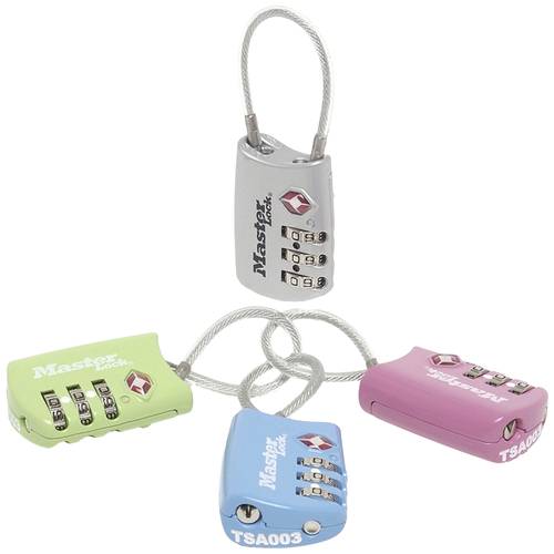 Kłódka szyfrowa Master Lock solidna i zatwierdzona przez TSA