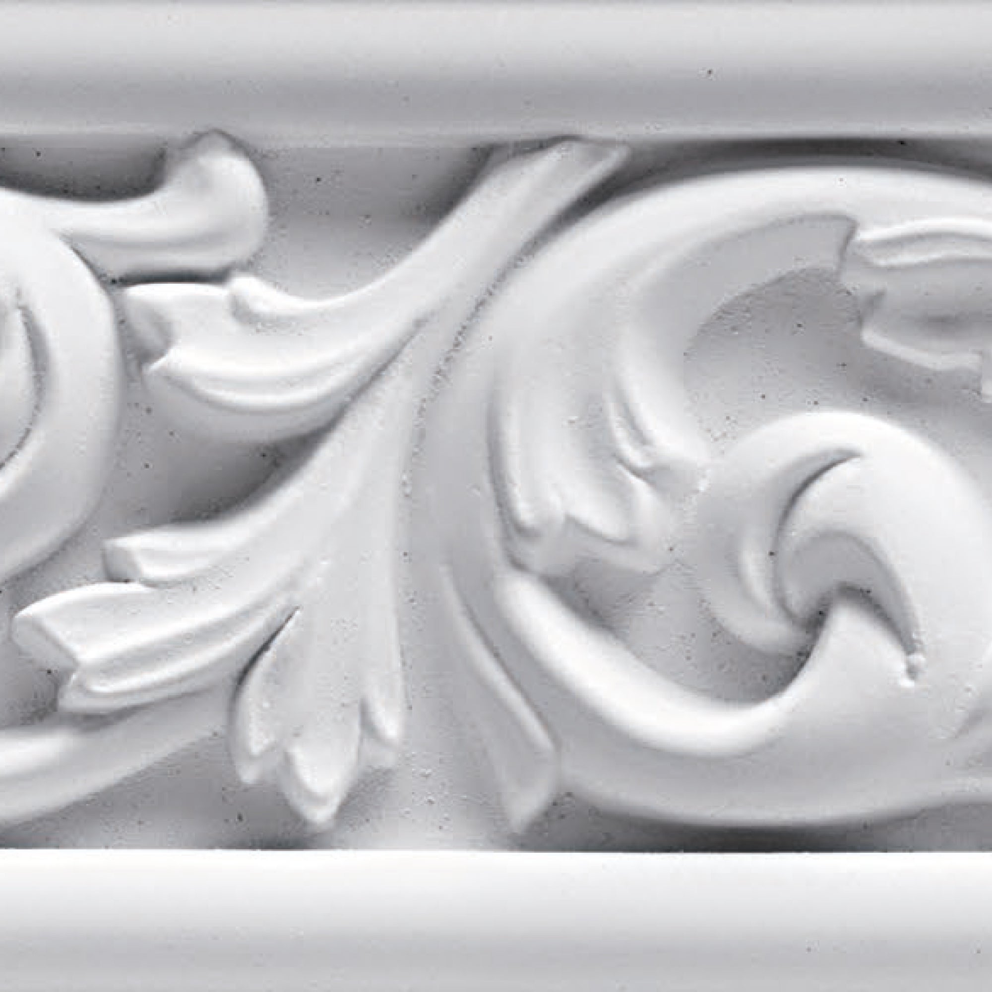 Friso decorativo adhesivo, motivo de acanto imitación moldura barroca, 5 cm x 300 cm - 3