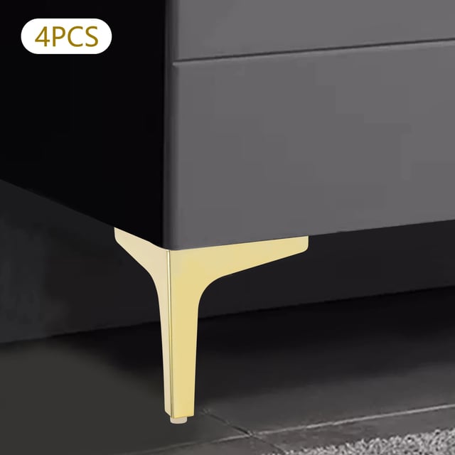 Meubles Moderne Canapé Pieds Métal Remplacement Bricolage, Lot de 4 pièces pour Salle de Bain et Cuisine Meuble cuisine Meuble salle de bain