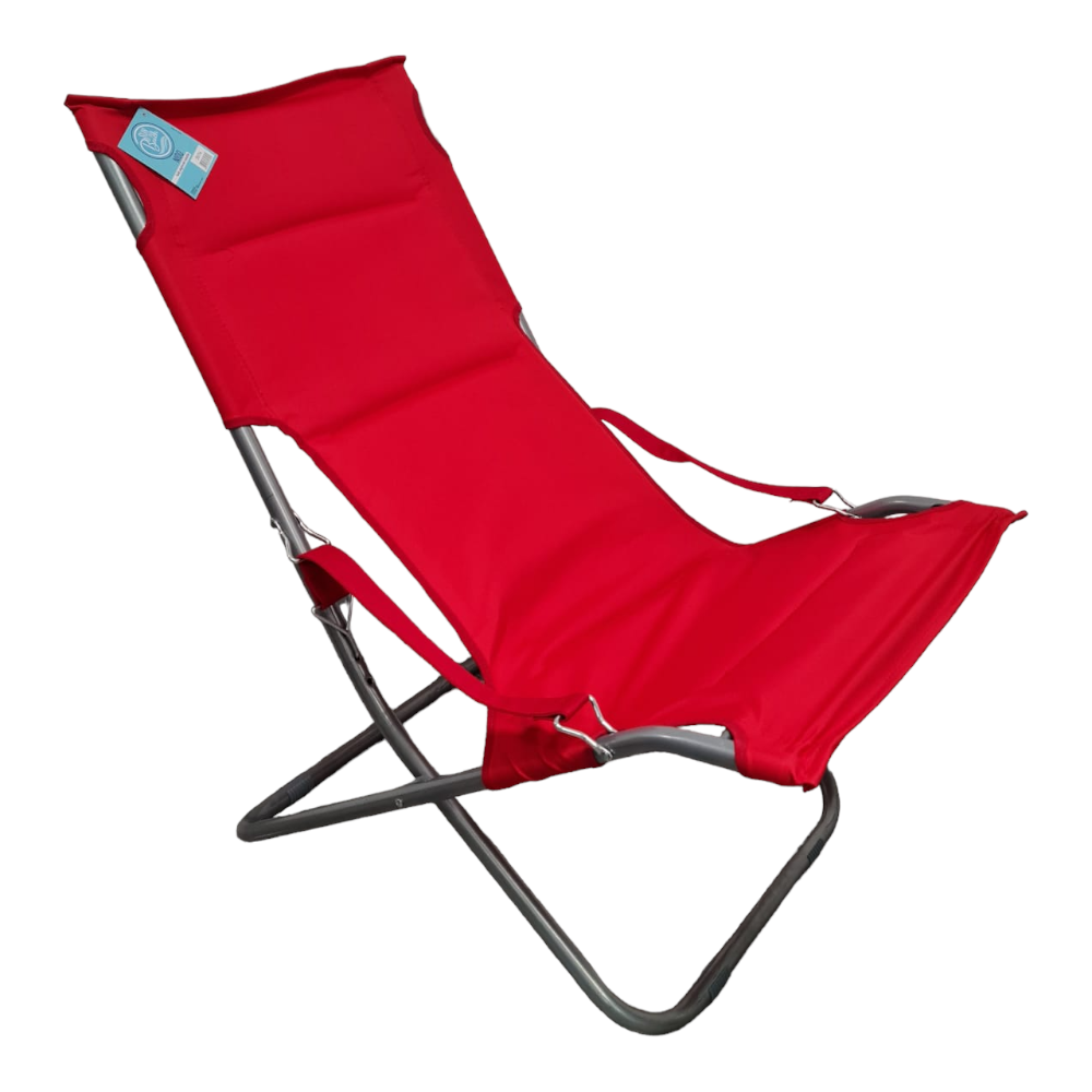Chaise canonique pliante et rembourrée réglable pour le jardin, le balcon et la plage Nido - Couleur noire - 6