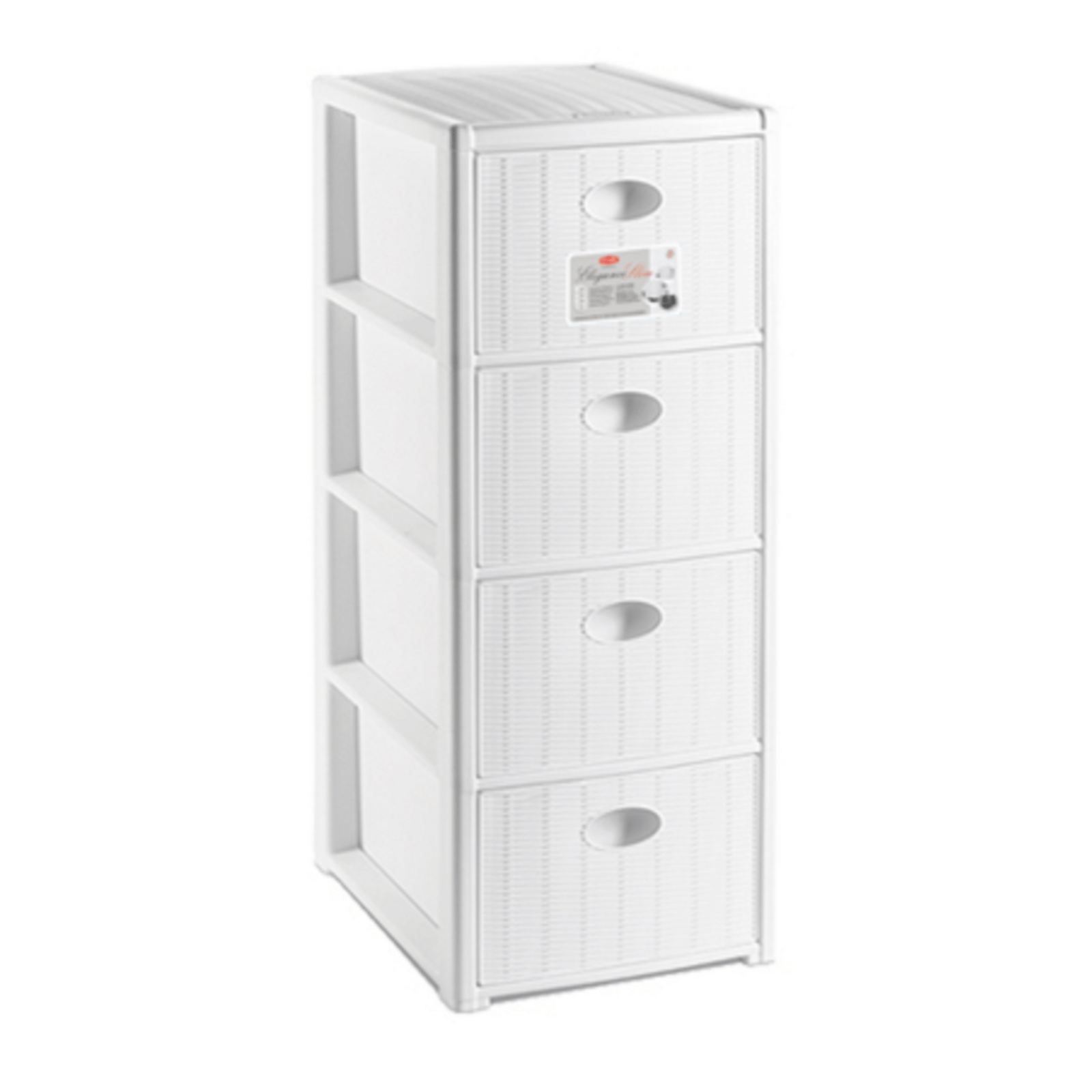 Organizzatore A 2 Cassetti Ideaworks – In PP, Bianco, 38x18,5x36,2 Cm. Cestini Scorrevoli, Piedini Antiscivolo, Facile Da Montare Senza Attrezzi. Perfetto Per Cucina E Bagno.