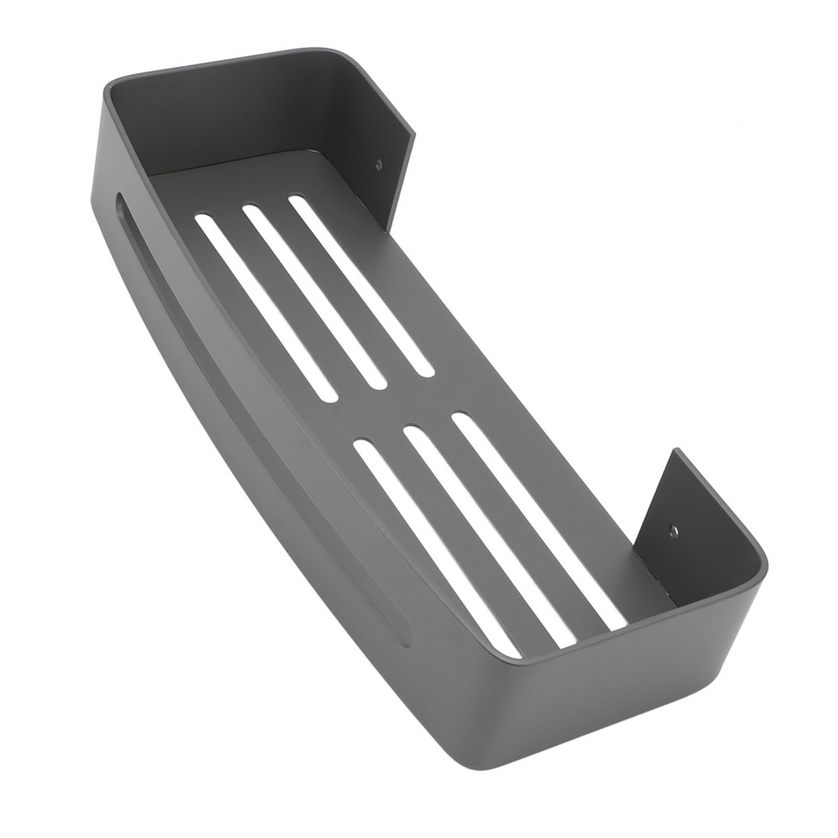 Raft de perete pentru baie, suport pentru duș, aluminiu cu un singur strat, cu cârlig