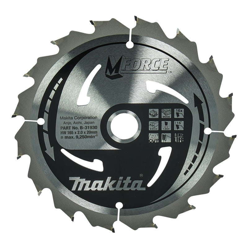 Lame de scie circulaire Ø165x20MM 24Dents - MAKITA B-32007 - 3