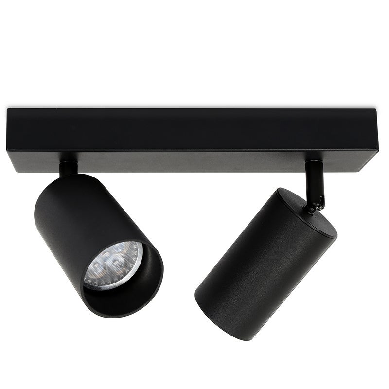 WOFI Action - Lampada Da Soffitto A 2 Faretti LED 5W - Design Moderno, Luce D'Accento Per Interni