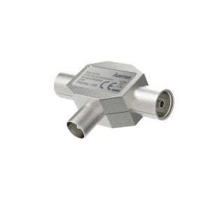 TUOLNK Connettore antenna TV F maschio a TV maschio Adattatore antenna TV per cavi antenna Cavi satellitari 9.5TV femmina a connettore coassiale tipo F 2 pezzi