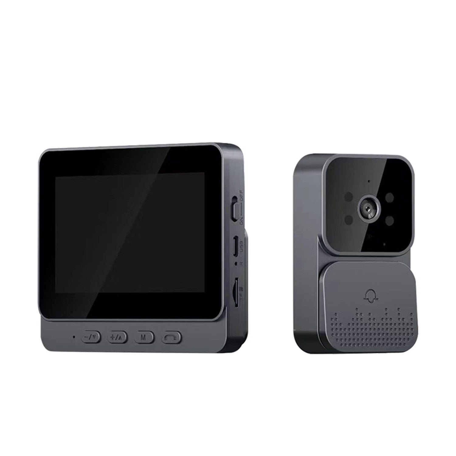 4.3 polegadas ecrã IPS 2.4G sem fios campainha vídeo com intercomunicador com ecrã - 6
