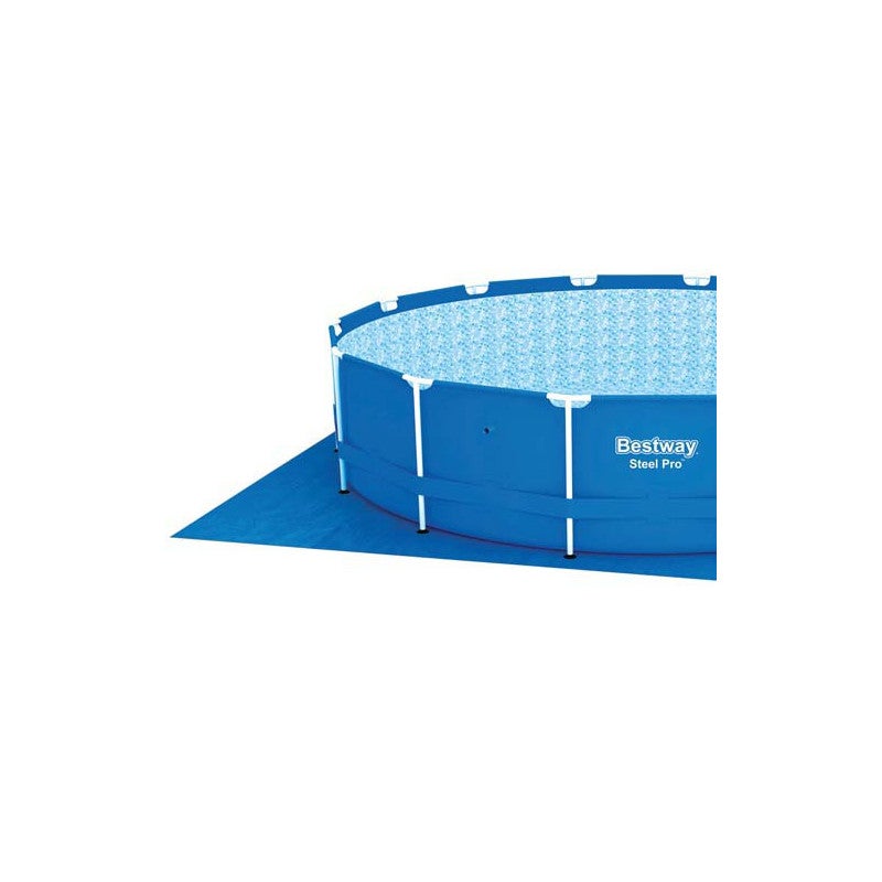 Mata podłogowa Bestway Flowclear niebieska 488 x 488 cm ochrona basenu ogrodowego