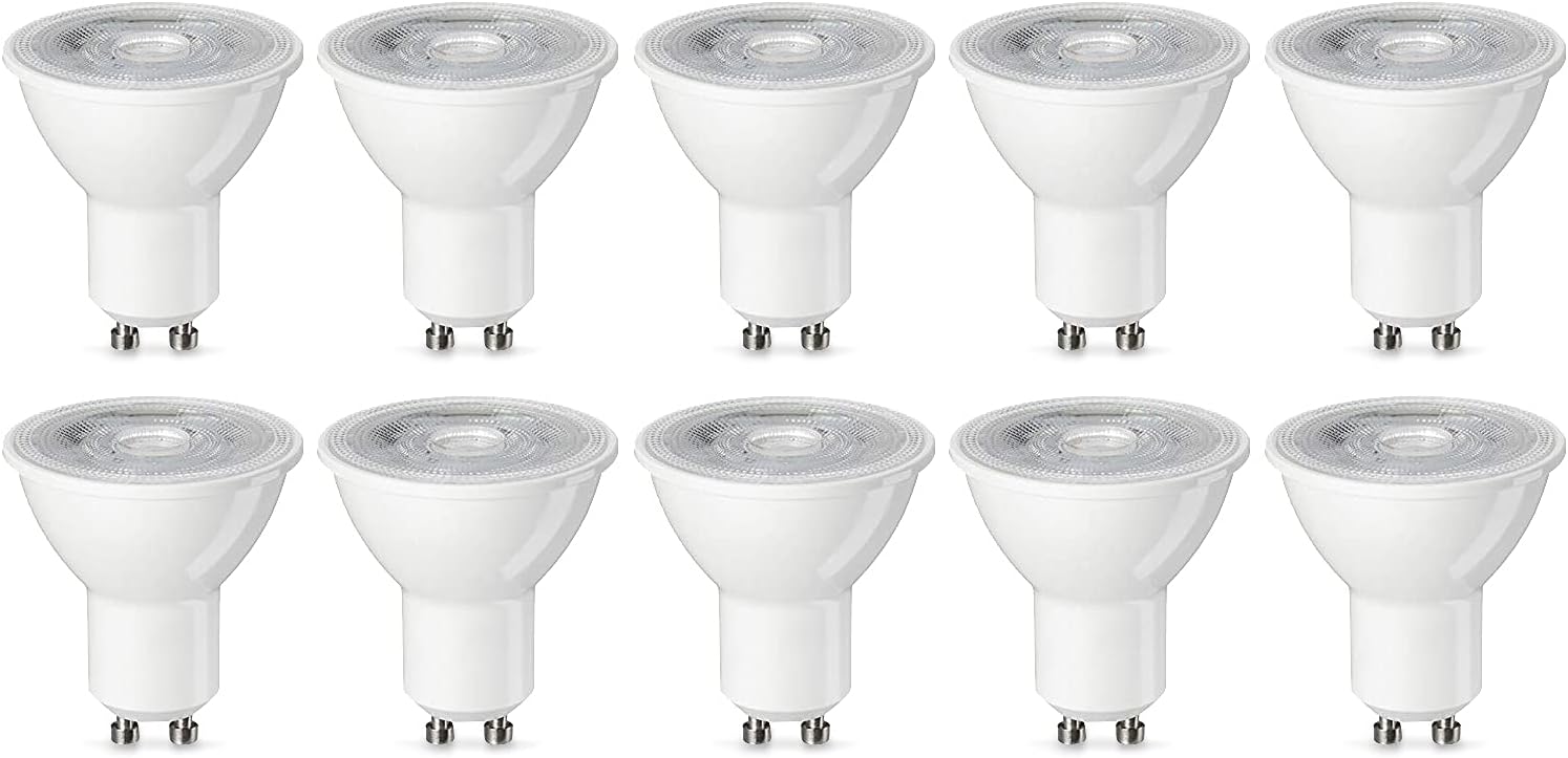 10 sztuk żarówek LED GU10 5 W (odpowiednik 50 W) Barwa ciepła biała, bez możliwości ściemniania