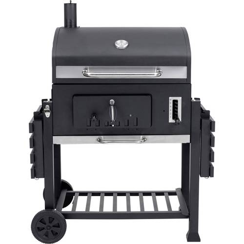 Tepro Toronto XXL - Barbecue a carbonella (Carrello) con Coperchio Scorrevole, con termometro, Piano Carbone Regolabile in Altezza, Tuta da Camino e l