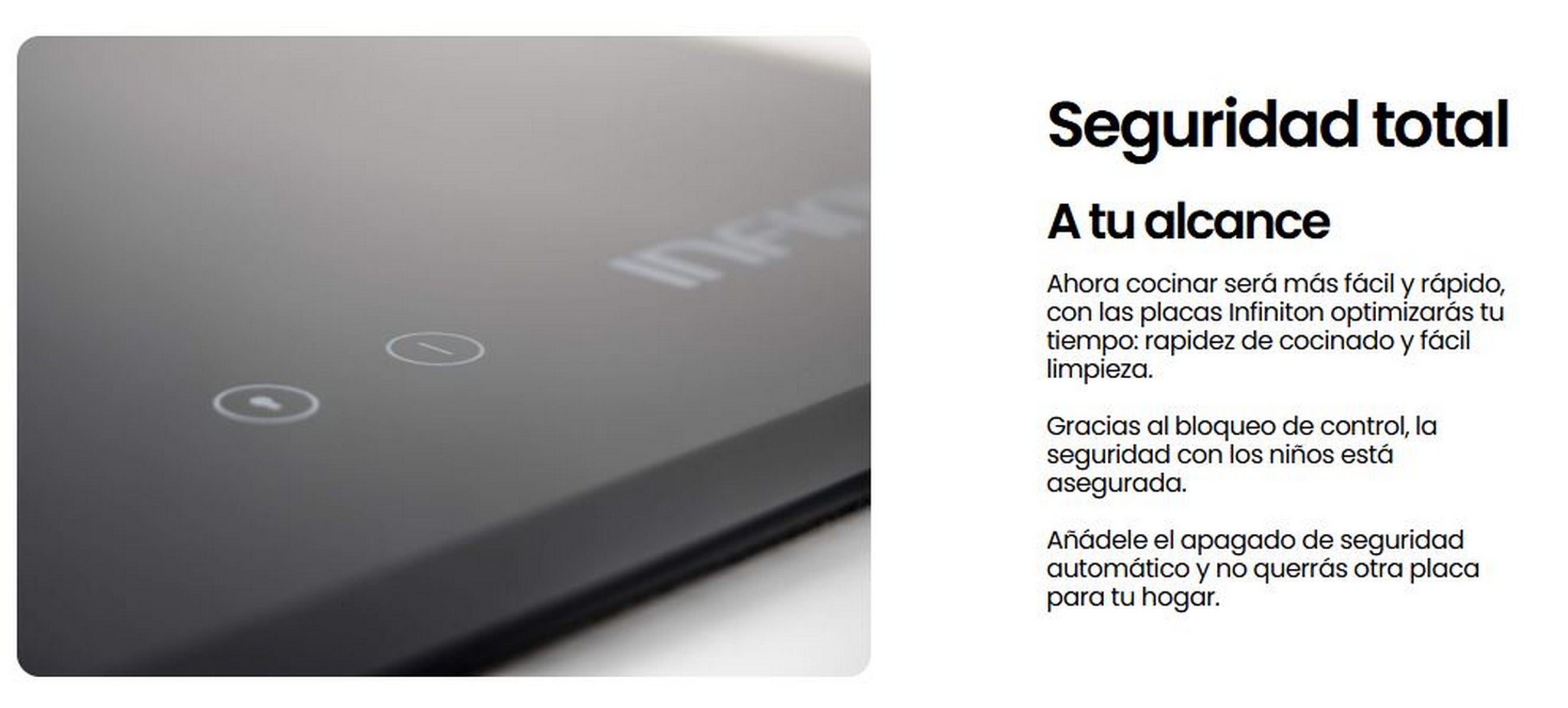 Encimera Vitroceramica Infiniton VITRO-A3F - 9 niveles, 3 zonas,Control táctil, 60cm - 7